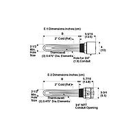 OMEGA MTS-3180E2/480V/3P ຕູ້ຮ້ອນຈົມເສດເຫຼັ້ງສ່ຽງສະຫຼອງ 2.5 ນິ້ວ NPT ນໍ້າການປະຕິບັດ (18 kW, 51 W/in²)