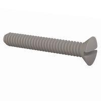 Essentra Components 330256A056 ສະກຣູຫຼັກຊອງມີລູກສອງ 82 Slotted CSK Screw, #2-56 Thread, 9/16 Lg
