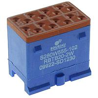 Eaton Souriau-Sunbank RBTB20-2W ໂມດູນກະຕຸ້ນຕອບຮັບ 2X8 20GA TERM F/BACK
