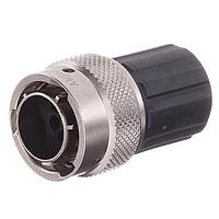 Amphenol SINE Systems RT001619PNHEC03R ຕູ້ຕໍ່ສາຍຮັບ, ຂອງມຸມສີ່ແຫ່ງ, 19 ຕຳແໜ່ງ, ຜູ້ຊາຍ, ຂະໜາດເປົ້າ 16, ຢາງຊິລິໂກນ, ແລະຝາປິດທ້າຍມີການປິດສາຍແບບລະອຽດດ້ວຍຂະໜາດຫຼຸດ, ຂະໜາດ 14 - 24AWG