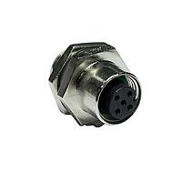 Amphenol LTW M12A-06PFFS-SH8001 ຕົວເຊື່ອມຕໍ່ມິດຕຣິກວົງກົມ M12 ຕົວເຊື່ອມຕໍ່ມິດຕຣິກວົງກົມ, ລະຫັດ A, ເຫລັກ, 2A, 06 ໝຸ່ມກົງ, ຕົວເຊື່ອມຕໍ່ຜູ້ຍິງ, ຕິດຕໍ່ຜູ້ຍິງ, ແບບຫົກແຫ່ງ, PG9, ການດັບສະບັບດ້ວຍການສະບັບສະບັບ, ການບົດບາດ, ຕົວຮັບ, ການຢືນຢັນດ້ານຫຼັງ, ຄວາມຫນາຂອງແຜ່ນ 4.5, IP68 / IP69K