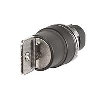 EAO 46-290H.1000.7P8 ການຂັດລອກ Keylock, oe 22.3 mm, oe 29 mm, ເປັນຮູບກົງ, ສີດຳ, ພລາສຕິກ, ພັກຜ່ອນ (a) - ຮັກສາ (a), IP65, IK06
