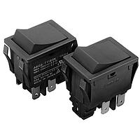 Omron Electronics A8GS-T1385K ສະຫນັບສະຫນູນ Rocker Switches DelayOFF SignalSPST+ PowerDPST QC187 Hor