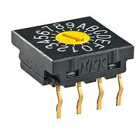 NKK Switches FR01FC16P-W ສະຫນັບສະຫນູນການຫຼຽນສະຖານະ 16 POS COMP CODE FLSH STRT PC WSHABLE