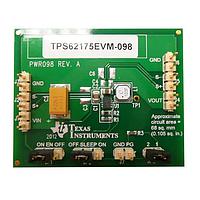 Texas Instruments TPS62175EVM-098 ຕົວຄວບຄຸມແຮງໂຮງ - ຕົວຄວບຄຸມສະຫວັດ TPS62175 Eval Mod