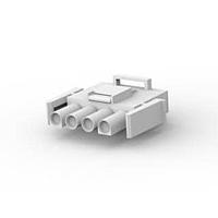 AMP Connectors - TE Connectivity 770019-1 ກອງປະກອບປລັກ 4 ຕຳແໜ່ງ ໃນແຖວ