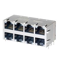 Molex 85727-1001 ມັກເນຕິກ ຈແກ GIG PoETEC 2x4 GRN GRN