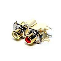 Switchcraft PJRAS1X2S02AUX ຕົວເຊື່ອມ RCA Phono 2 POS RA PHONO JACK