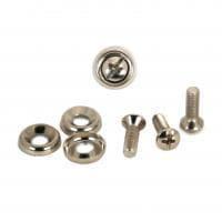 Hammond Manufacturing 1421100 ຊຸດສະກຣູ 10-32 ແລະ ວາຊເຊີ 10-32 SCREW & BRASS CUP WASHER