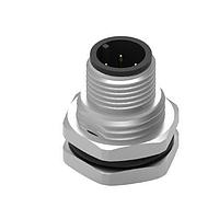 Wurth Elektronik 643150100604 ປລັກ WRCIRC M12 ສກຣູ ລະຫັດ A ຖົງບັກເຕີລະບົບກະດູກກັບກະດູກດ້ານໜ້າ PG9 ຕໍ່ຕົວຜູ້ຊາຍ, ຂະໜາດສະເພາະ 4