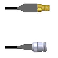 Amphenol Custom Cable Q-70027000M084i ສາຍສະບັບ RF SMA-SJ/N-SJ LMR24 84I