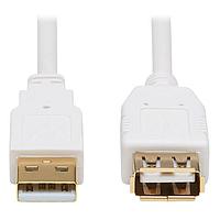 Tripp Lite U024AB-003-WH ສາຍ USB / ສາຍ IEEE 1394 3FT ANTBCTL USB2.0 AEXTCBL M/F