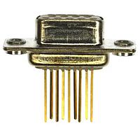 NorComp 172-009-242R011 ປຸ່ມຮັບ 9P ຍິງຍິງ ສາຍ-ສາຍ .098" ແກ້ວ B/S