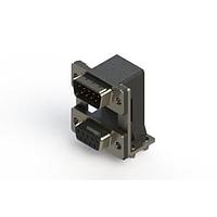 EDAC 663-009-364-040 ຕູ້ສະຫນອງ Dual Port D-Sub ມຸມຂວາ ຕູ້ສະຫນອງ Dual Port D-Sub