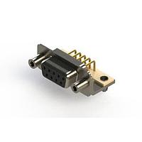 EDAC 630-M09-240-BN5 ຕົວເຊື່ອມ D-Sub - ຕົວເຊື່ອມ D-Sub ມຸມຂວາ ຄວາມໜາແບບມາດຕະຖານ