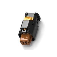 AMP Connectors - TE Connectivity 1-1801175-6 ກອງຫຼັກ 2W RECEPTACLE HP CONNECTOR BROWN