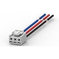 AMP Connectors - TE Connectivity 2154828-2 ສາຍສະບັບ Wire to Board 3P Cable Assembly EPII