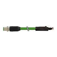 Murrelektronik 7700-44711-S7V0300 ເຄື່ອງສາຍ Ethernet / ເຄື່ອງສາຍເຄືອກ M12 ຜູ້ຊາຍ 0 / RJ45 ຜູ້ຊາຍ 0 ປ້ອງກັນ Ethernet, TPE 2x2x22AWG SF/UTP CAT5e ເຂົ້າ UL/CSA,ITC/PLTC 3m