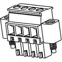 Molex 39517-3008 ບລັອກຕ່າງຕໍ່ສາຍປະກອບໄດ້ 3.81MM EURO PLUG VER VERT ME FWE BLK 8CKT
