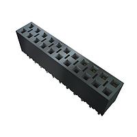 Samtec BCS-150-F-S-DE-BE ລູກປະກອບຜ່ານ Socket Strip, 0.100" pitch