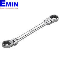 KTC MR1-1719F double-flex ratchet box end wrench (17mm x 19mm size, 260mm length)