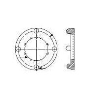 Aavid 7717-122DAPG ແຜ່ນຕິດຕັ້ງວົງກົງ Semiconductor ແຜ່ນຕິດຕັ້ງ Semiconductor ສໍາລັບ IC, ວົງກົງ, Dialyl Phthalate (DAP), 1.78x9.27mm