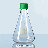 SciLab SL.Fla2049.7 ຝາອັດປາກຂຸມ DURAN-ແກ້ວ Erlenmeyer Flask (GL45; 3000ml)