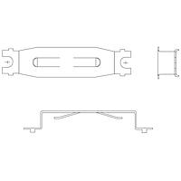 Eagle Plastic Devices 12BH203-GR ຕົວເຊື່ອມແບດເຕີຣີ CR2032 ຄລິບແບດເຕີຣີ