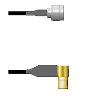 Amphenol Custom Cable Q-2N03U0008008i ສາຍສະບັບ RF N-SP/SMB-RP RG58 8I
