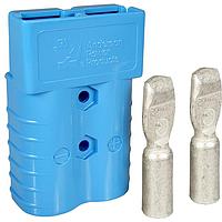 Anderson Power Products 6321G5 ຕົວເຊື່ອມ SB350 ສີຟ້າ 3/0 AWG 3/0 AWG 350A CONT