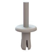 Essentra Components 61PR010600 ປຸດດັດດັດດັດ Push Rivet, ຮູ Hole .160, ຜົນບົດ Panel Thk .218-.312