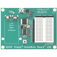 Parallax 555-28188 ອຸປະກອນເສີມຂອງຕະຫຼາດ Processor HomeWork Board USB Assy