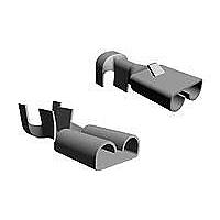 AMP Connectors - TE Connectivity 42100-2 (CUT STRIP) ປະຕູຮັບ .25 FF REC IS 18-14 ຕັດສະຕຣິບ 100 ອັນ