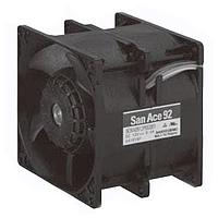 Sanyo Denki 9CRA0948P0G601 ພັງລົມ Axial, 92x92x76mm, 48VDC, ການຫຼັກຕໍ່ກັນ, ການໄຫລອາກາດ/ຄວາມດັນສູງ, Tach/PWM ປິດ