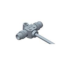 Amphenol LTW SD-050500-MM0-TSA05 ເສັ້ນສາຍເຊນເຊີ / ເສັ້ນສາຍອັກຕູເວດເວີ Circular Metric Connector, T Cable, Metal, D Coding, 4A, 05 pins, (End 1) Male Male, (End 2) Male Male, Screw Thread, Length 5000 mm, IP68 Mated