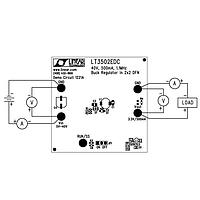 Analog Devices DC1221A ບົດທົດສອບຕົວຄວບຄຸມແຮງແຟຣງ - ຕົວຄວບຄຸມສະຫວັດ LT3502EDC ຄະແນນທົດສອບ - 750kHz/2.2MHz, 50