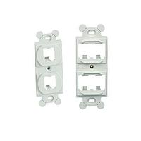 Panduit CF1064WHY ກະເປົາສາຍແລະເທົ່າທາງສາຍ ປະເພດກອງ 106 4 ພອດ ສີຂາວ