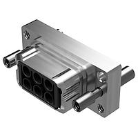 Amphenol Positronic SMXA033-SA00X-E7XX ຕົວເຊື່ອມຕໍ່ SM Series 6 ຕຳແໜ່ງ ປະຕູສອກເກັດ (ຜູ້ຍິງ) ການບັງກັບ (ບໍ່ລວມຕິດຕໍ່) ຜູ້ຊາຍ Jackscrew ນິເຄວ້ອນ