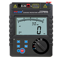 ETCR ETCR8600A ເຄື່ອງທົດສອບການປ້ອງກັນການຮົ່ວໄຫຼ (3mA~500mA, 18 gears, 0ms~999ms, AC 0~600V)