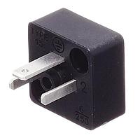 Molex 1210120009 ເຄື່ອງສົມບັດ mPmDINAdpt FrmB-11mm B15Base 2P +Grnd Trm