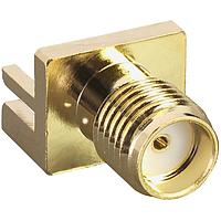 Linx Technologies - TE Connectivity CONSMA020.042-G ຕູ້ເຊື່ອມ PCB SMA Jack 50 Ohm .042 PCB Edge Mount