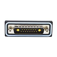 NorComp CDFR17W2113L211 ຕູ້ຕິດຕໍ່ Mixed Contact D-Sub 17W2 R/A solder M FL 4-40 int thrd 20 Amp