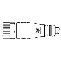 Molex 1200659456 ເສັ້ນສາຍອາເຊນເຊີ / ເສັ້ນສາຍອັກຊັວເຕີ CSE M12 4P AC FE STR WSOR 2M SE UNSH GY