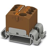 PHOENIX CONTACT 3273734 ບລອກທາມິນລະບົບ DIN Rail PTFIX 10/6X4-NS35A BN