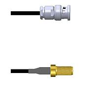 Amphenol Custom Cable Q-0J0710003010i ສາຍສະບັບ RF BNC-SP/SMA-SJ G174 10I