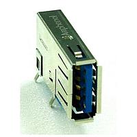 Amphenol Commercial Products GSB4116341HR ຂໍ້ມູນ Micro USB Type AB Connectors USB3.1 A UPRIGHT DIP 30ug