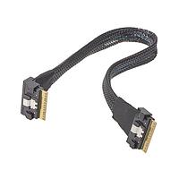 Molex 207372-1002 ເສັ້ນສາຍພິເສດ SlimSAS 4X STR toRAD 1000mm 85ohm PCIE4