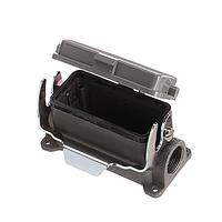 AMP Connectors - TE Connectivity T1620163225-000 ກອງປົກຫຼັງ Hood Steel Lock M25 PG2x16 ທາງເຂົ້າດ້ານ