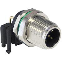 Bulgin PXMBNI12RAM05APCM12 ມຸມຂວາ M12 A-coding 5 ຂາຍຊາຍ R/A ຕິດຕັ້ງ