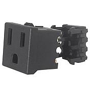 Qualtek Electronics 739W-X2/40 ປຸ່ມຮັບສະຫນອງ AC RECEPT 15A 125VAC